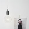 Muuto E27 Lampa Żarówka LED Jasnoszara